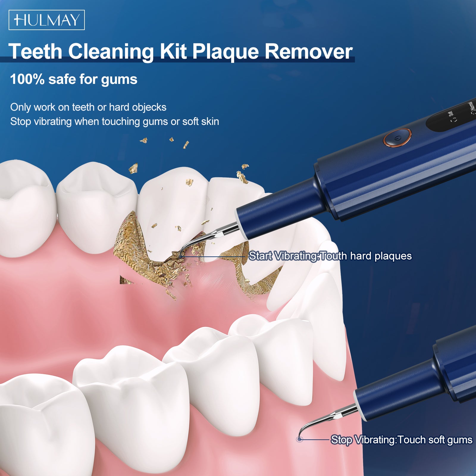Plaque Remover for Teeth M5-blue