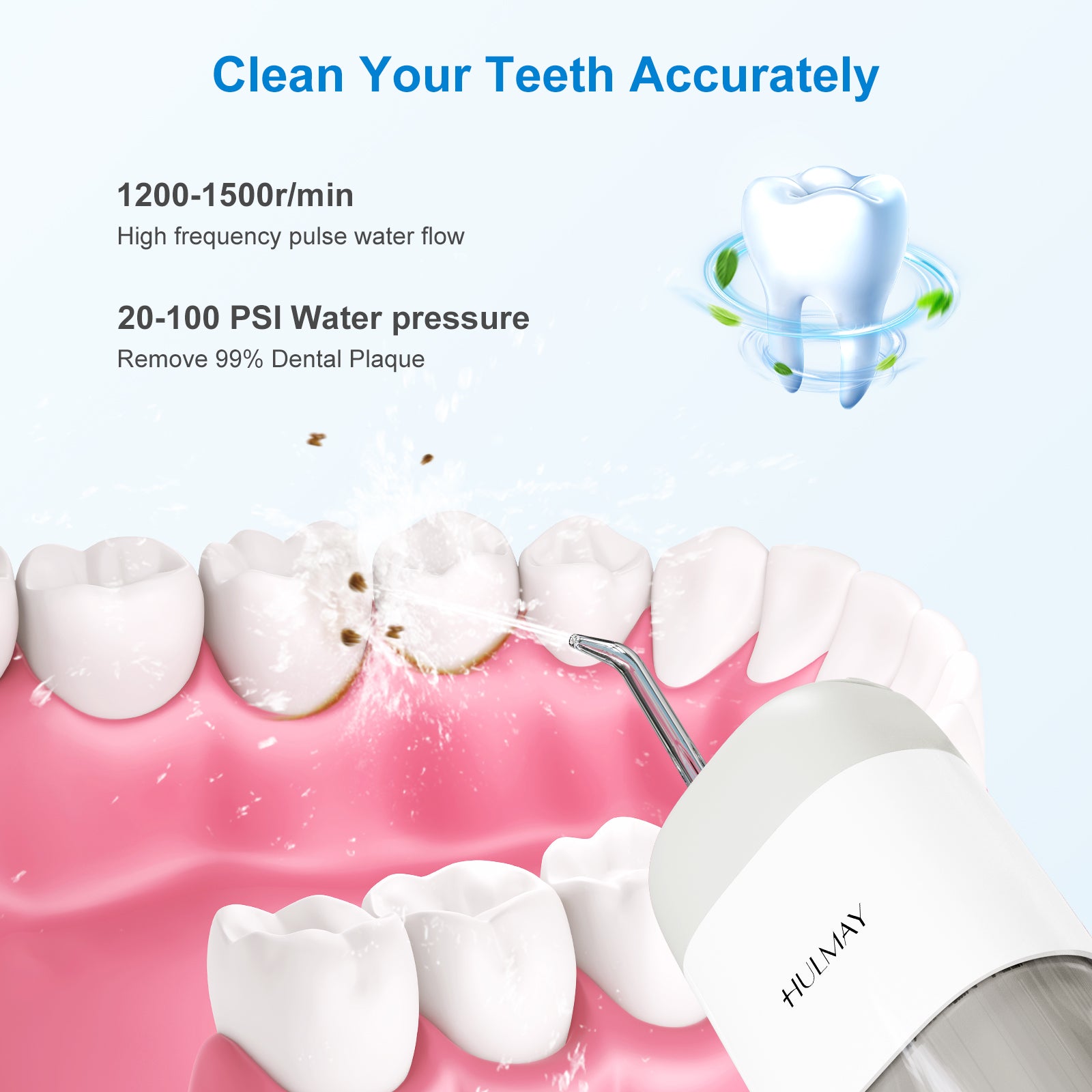HULMAY Portable Oral, Cordless Oral Irrigator