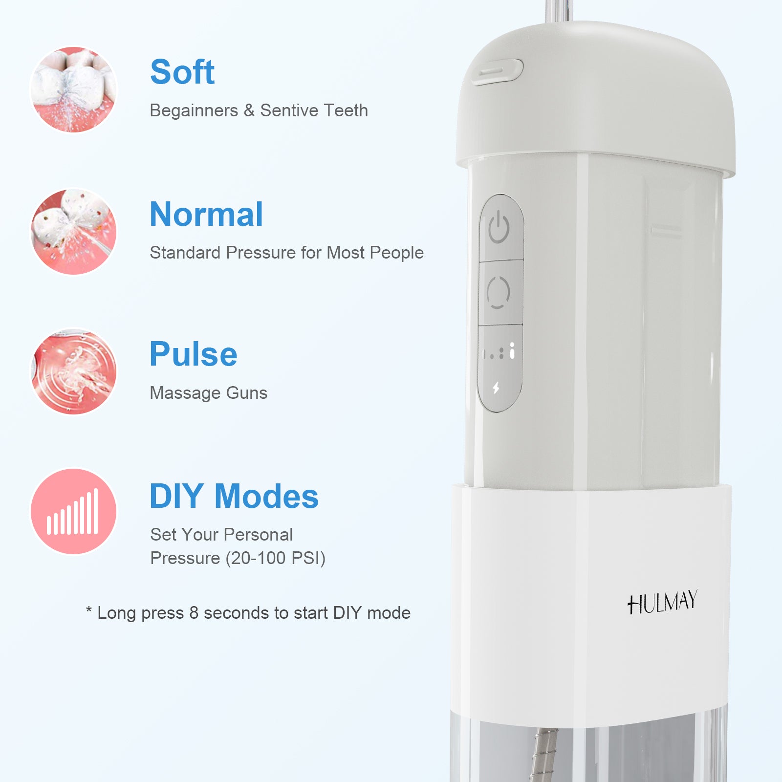 HULMAY Portable Oral, Cordless Oral Irrigator