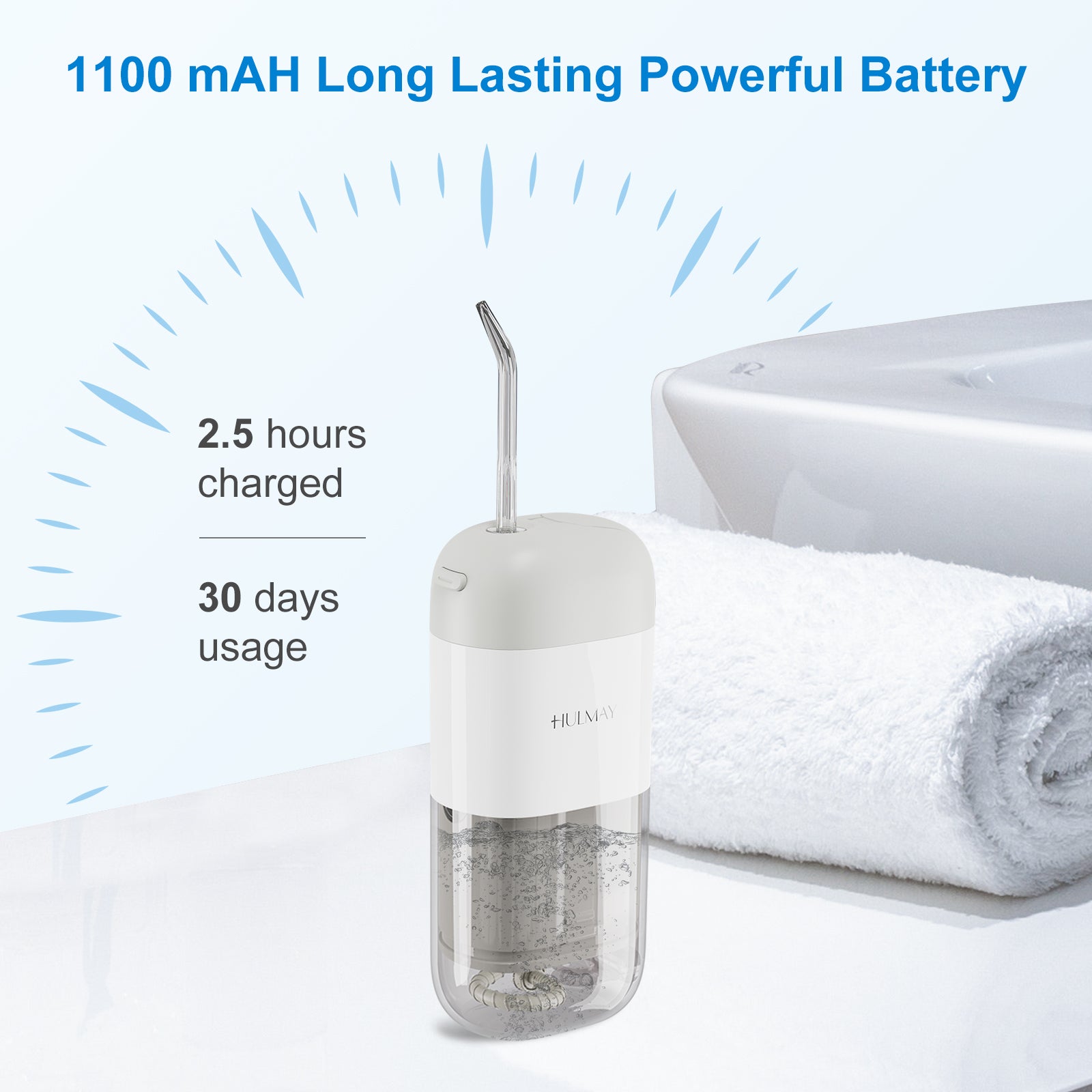 HULMAY Portable Oral, Cordless Oral Irrigator