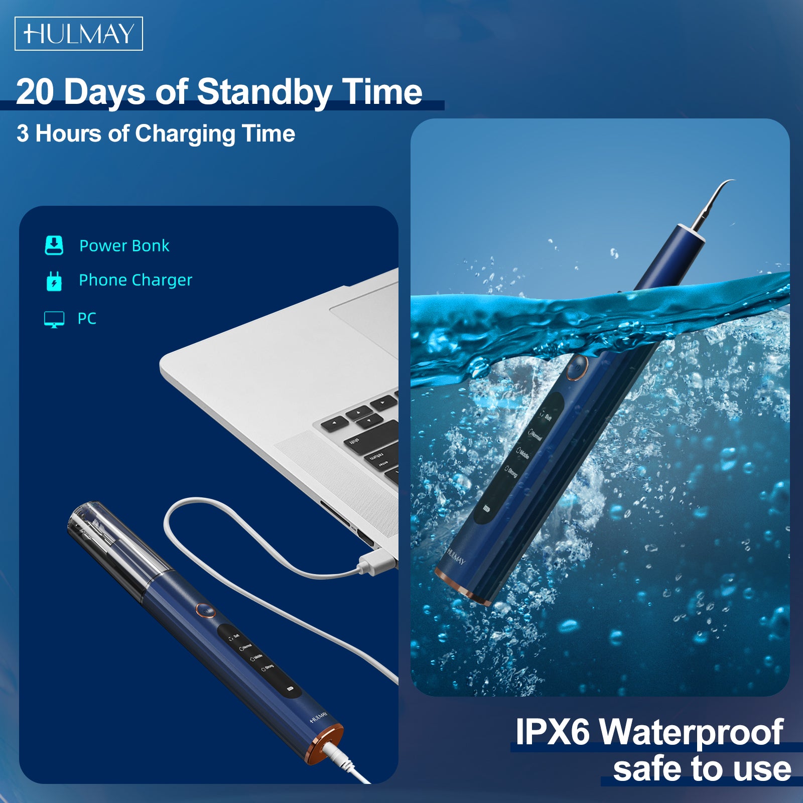 Plaque Remover for Teeth M5-white