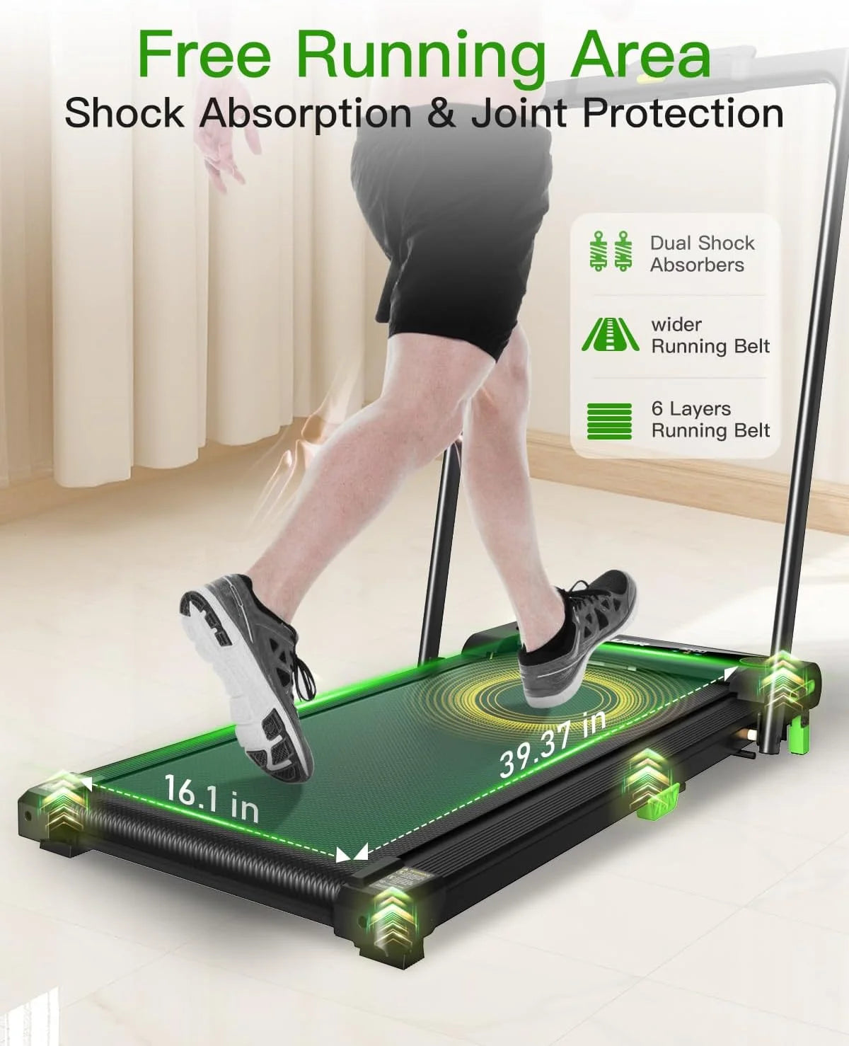 Walking Pad with Incline, Akluer Incline Treadmills for Home, 2.5 HP Under Desk Treadmill Small with Remote Control, Walking Pad Small Treadmill with LED Display
