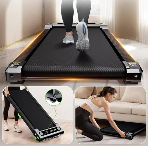 Walking Pad with Incline, Akluer Incline Treadmills for Home, 2.5 HP Under Desk Treadmill Small with Remote Control, Walking Pad Small Treadmill with LED Display