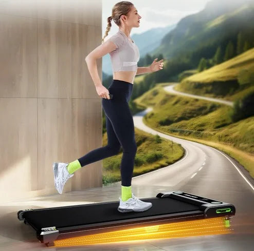 Walking Pad with Incline, Akluer Incline Treadmills for Home, 2.5 HP Under Desk Treadmill Small with Remote Control, Walking Pad Small Treadmill with LED Display